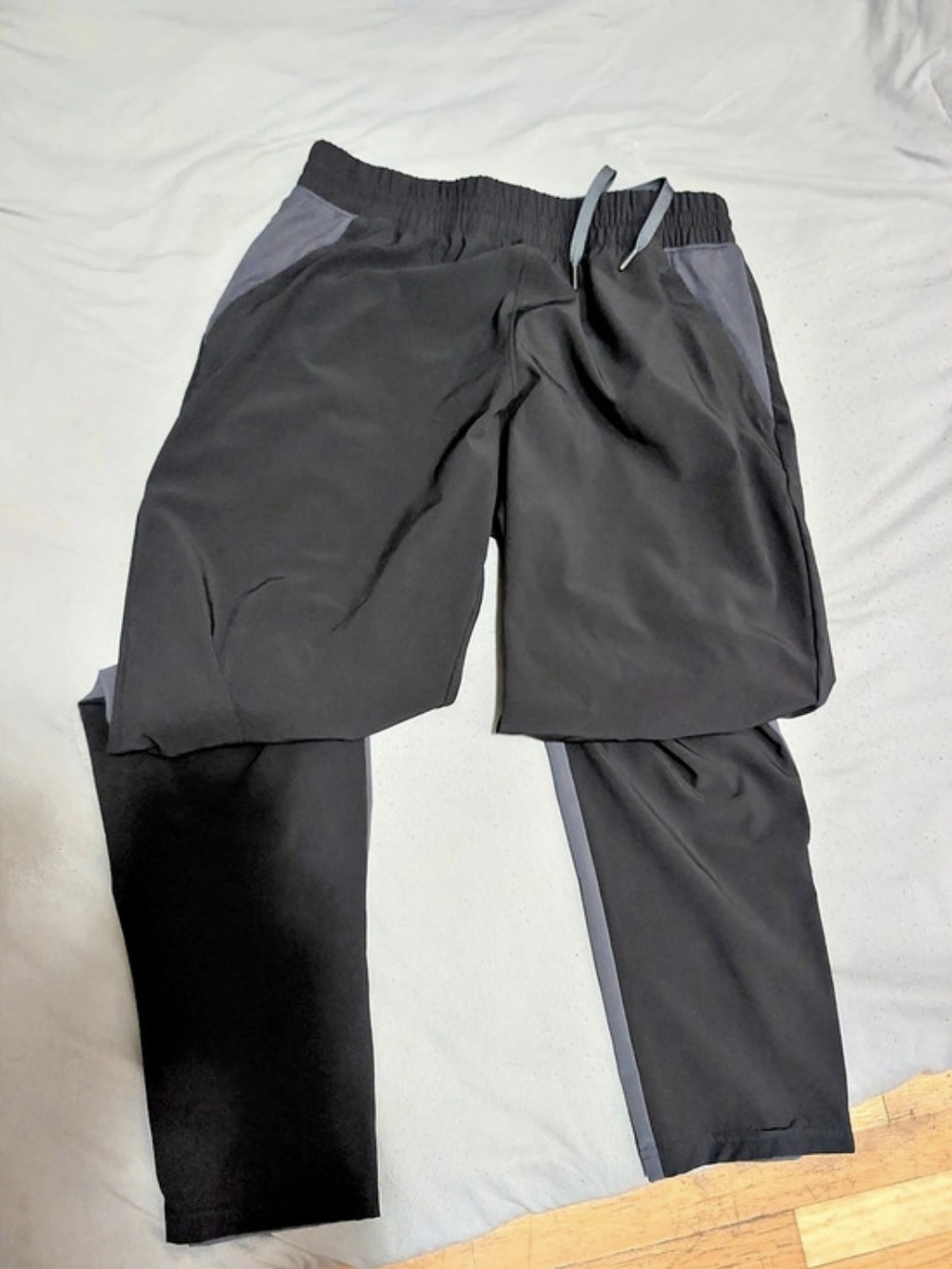 Under Armour UA Squad Warm-Up Pant Color Block Black & Gray Large